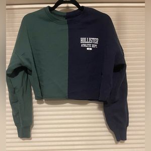 Hollister cropped crewneck
